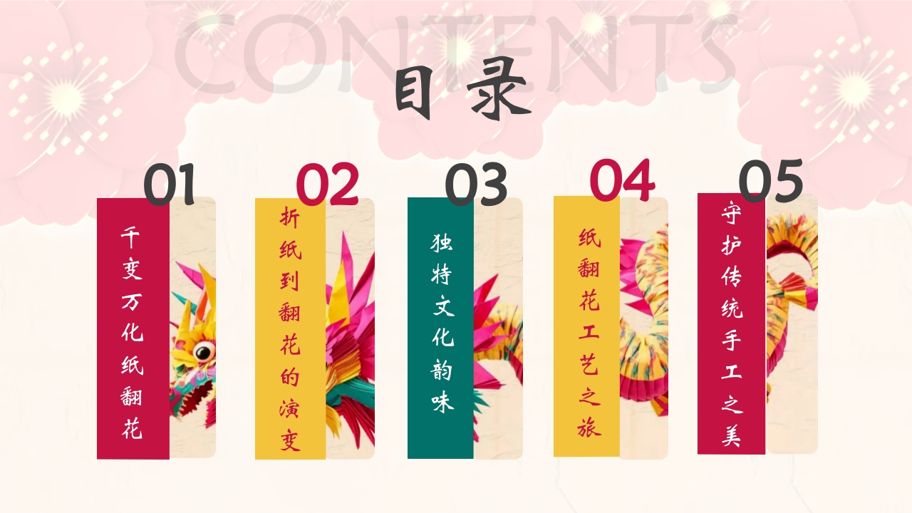 “纸翻花”掌中绽放的非遗艺术PPT课件2