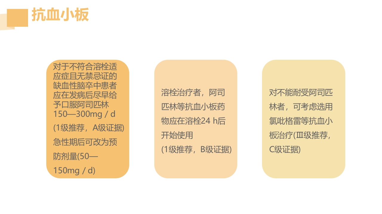 急性脑梗死的溶栓及抗栓治疗PPT课件38
