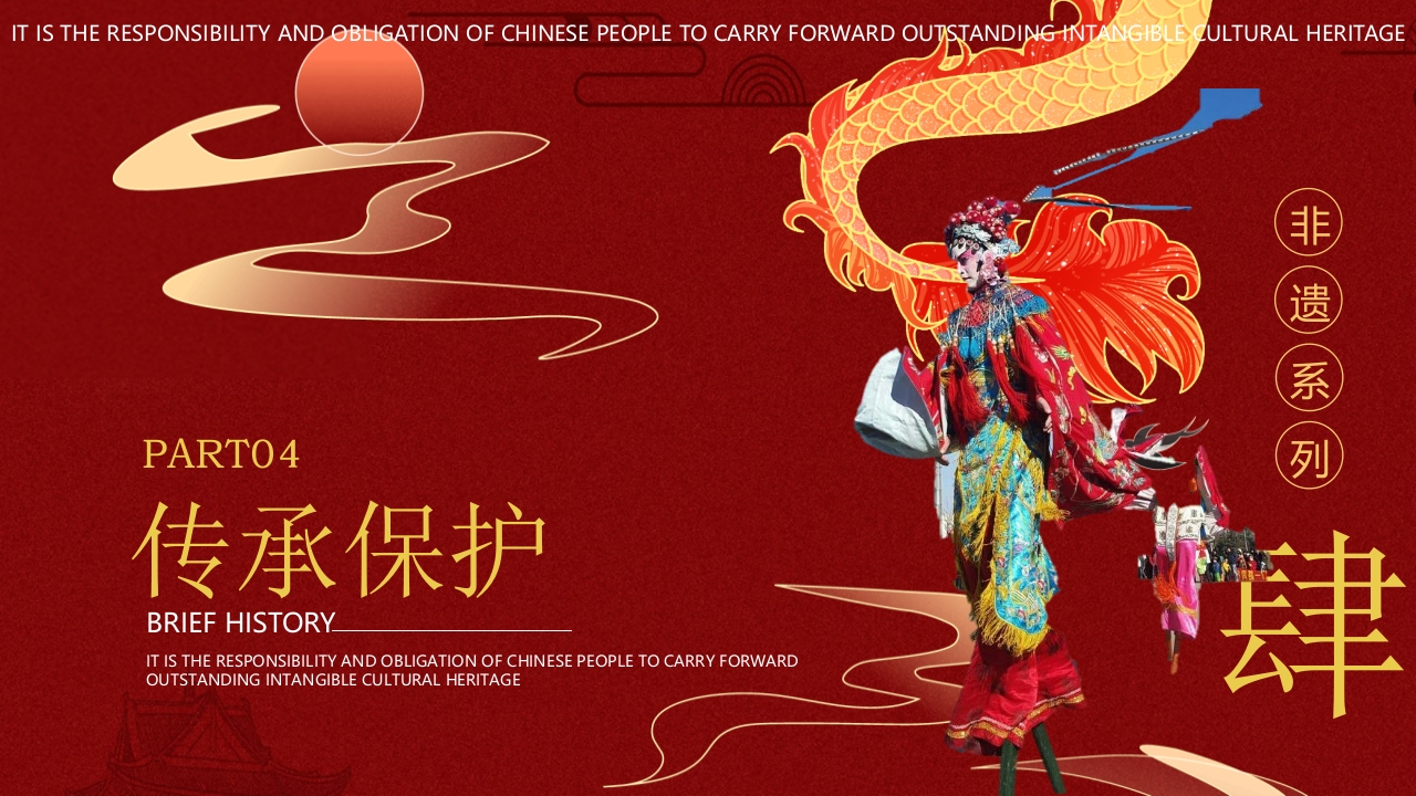 “高跷”非遗文化介绍PPT课件16