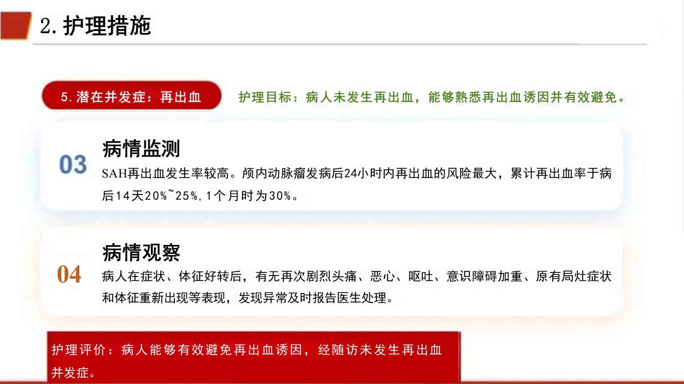 临床颅内动脉瘤破裂伴蛛网膜下腔出血的个案护理37