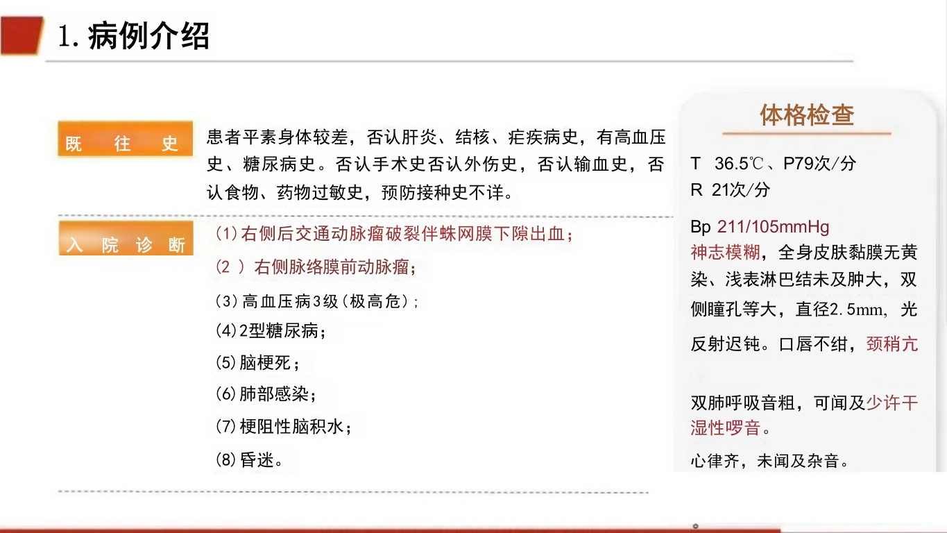 临床颅内动脉瘤破裂伴蛛网膜下腔出血的个案护理5