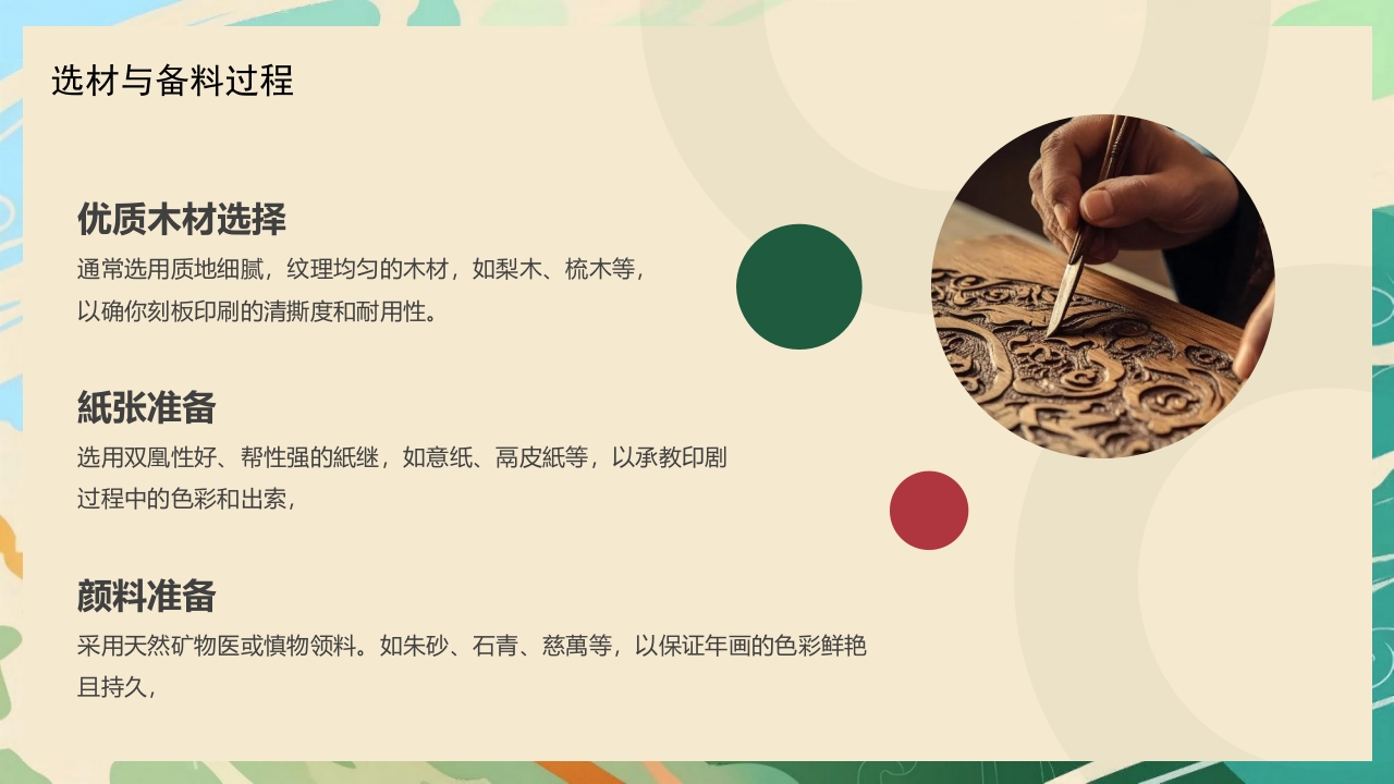 “木版年画”非遗文化介绍PPT课件22