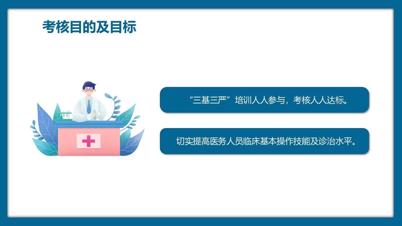 医疗三基三严培训及考核管理PPT课件10