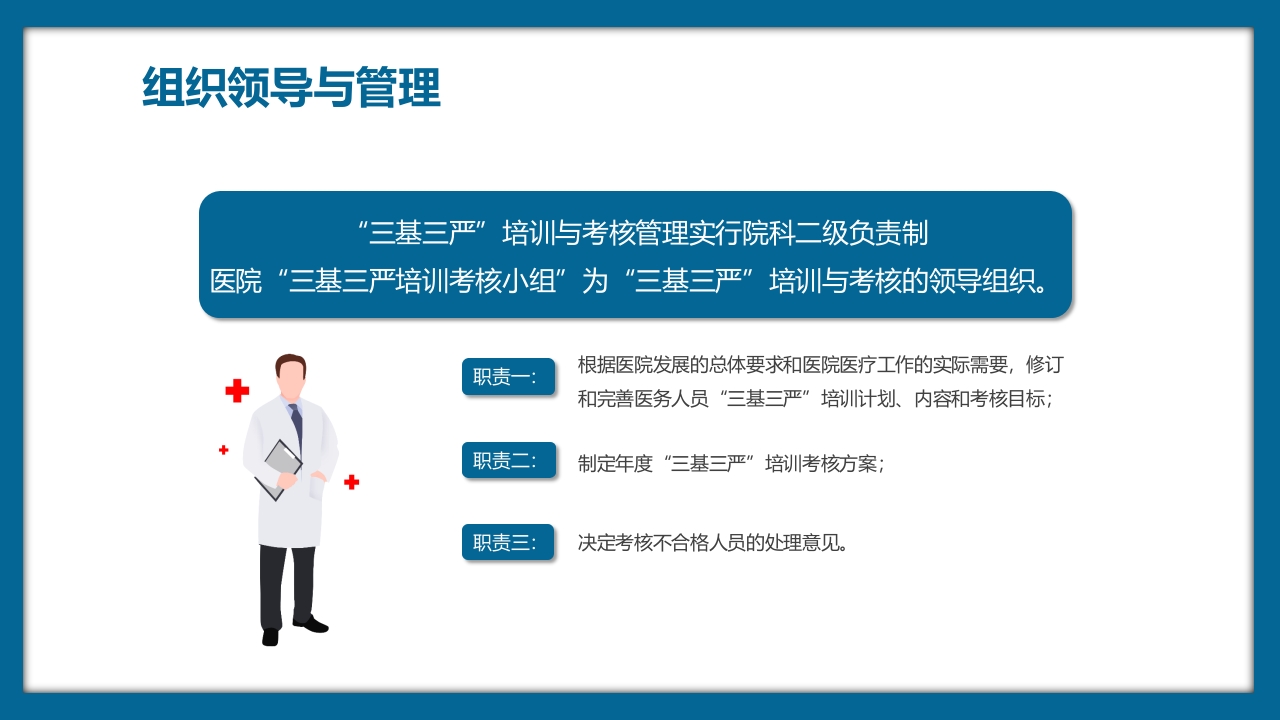 医疗三基三严培训及考核管理PPT课件5
