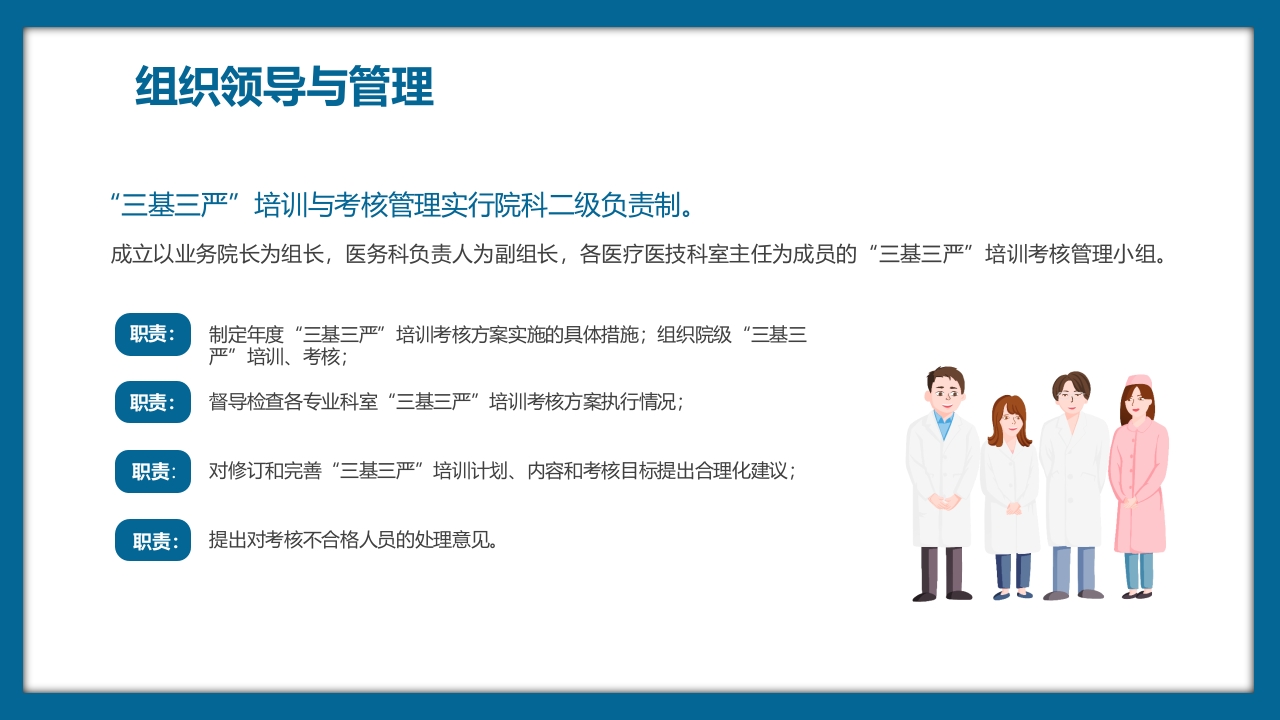 医疗三基三严培训及考核管理PPT课件6