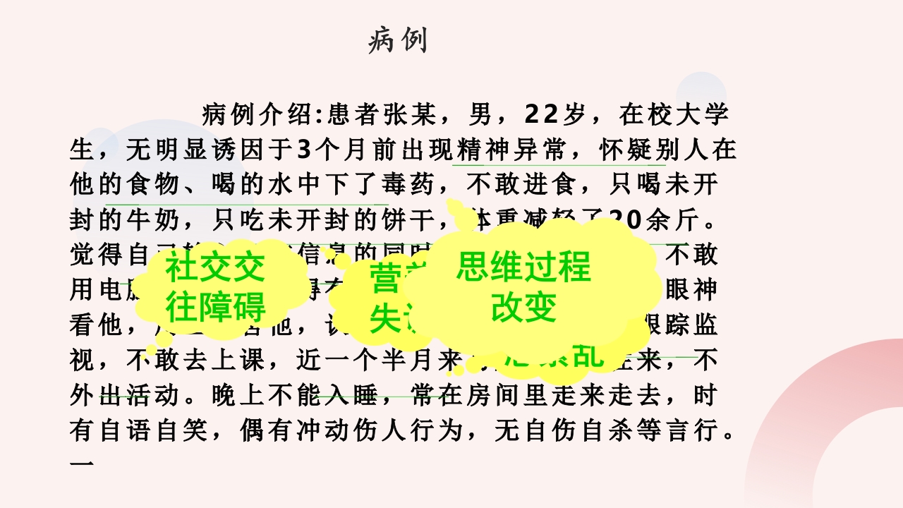 精神分裂症患者的护理PPT课件23