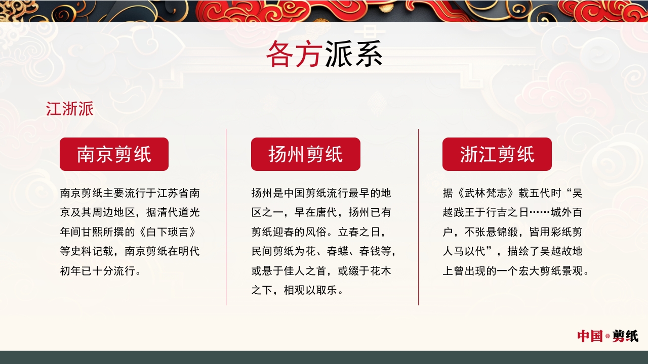 中国风非遗系列中国剪纸PPT课件34