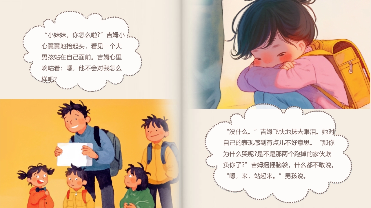 《别想欺负我》预防校园欺凌故事绘本PPT课件13