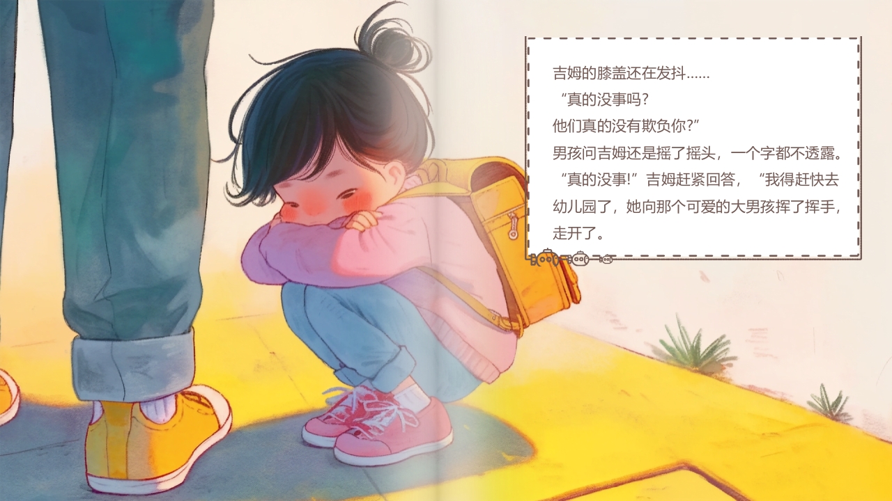 《别想欺负我》预防校园欺凌故事绘本PPT课件14