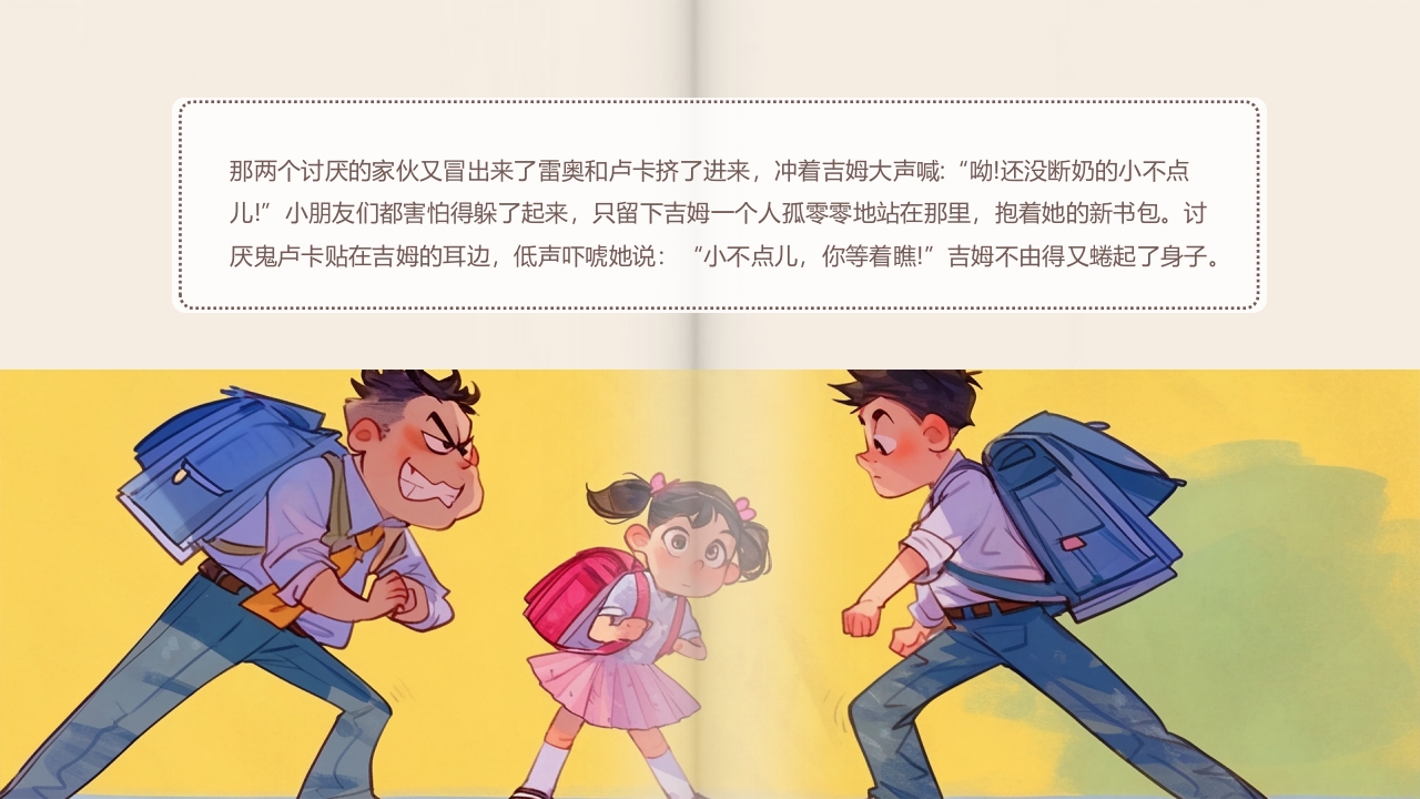《别想欺负我》预防校园欺凌故事绘本PPT课件16