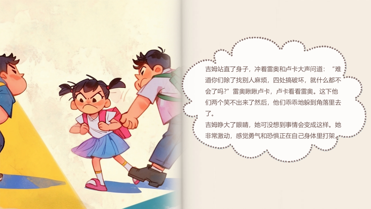 《别想欺负我》预防校园欺凌故事绘本PPT课件25