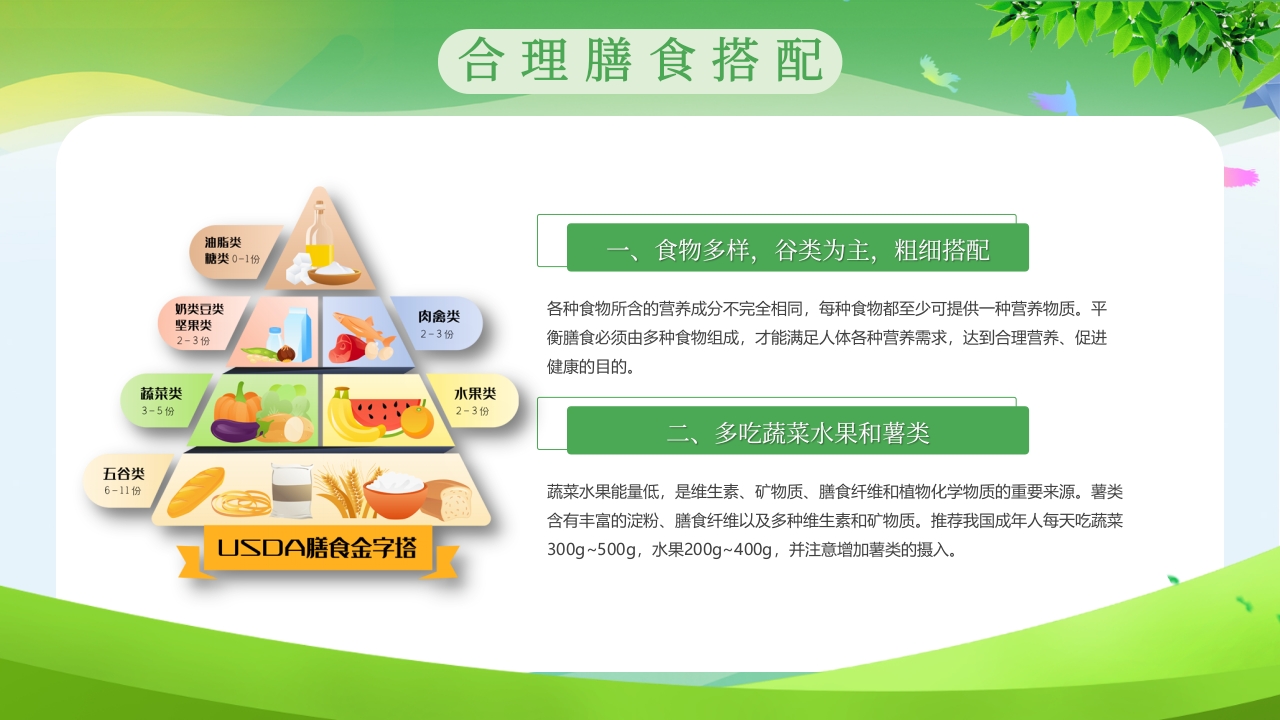 “合理膳食免疫基石”全民营养周PPT课件14