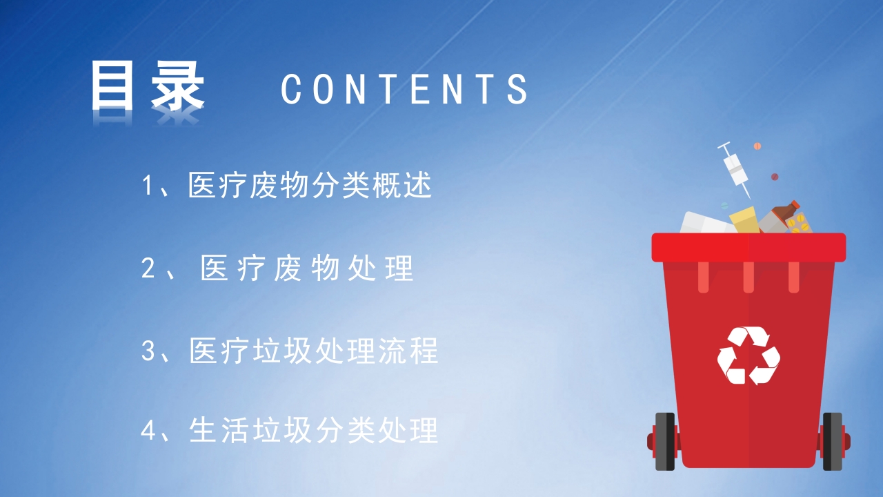 医疗垃圾分类处理培训PPT课件2