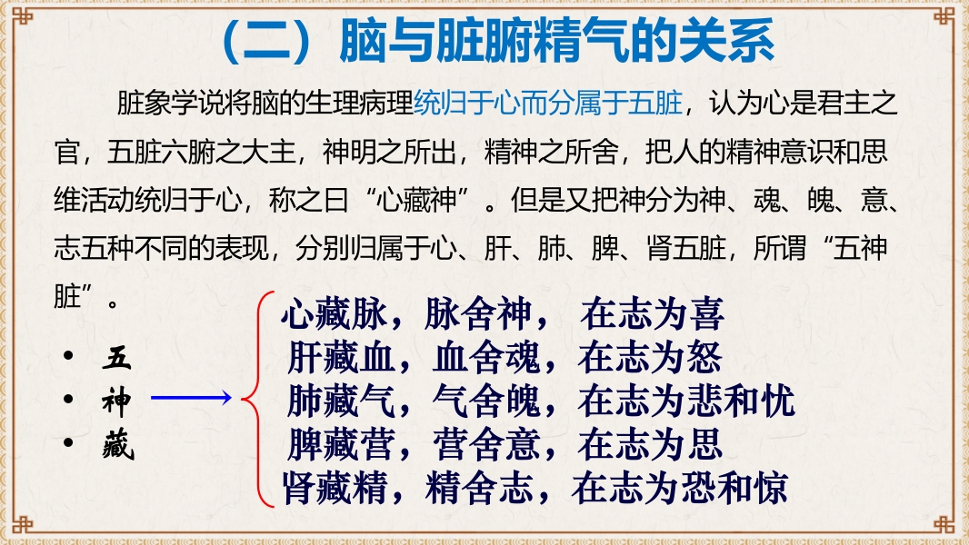 中医基础理论-藏象六腑奇恒之府ppt课件26