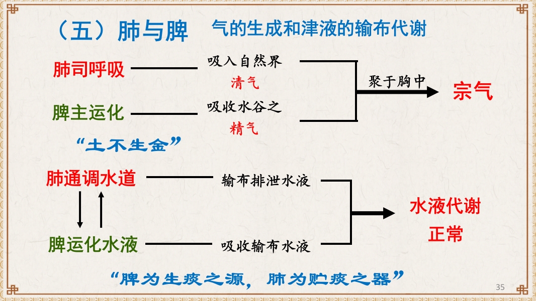 中医基础理论-藏象六腑奇恒之府ppt课件35