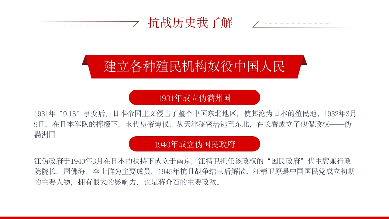 2025纪念抗日战争胜利80周年纪念日PPT课件14