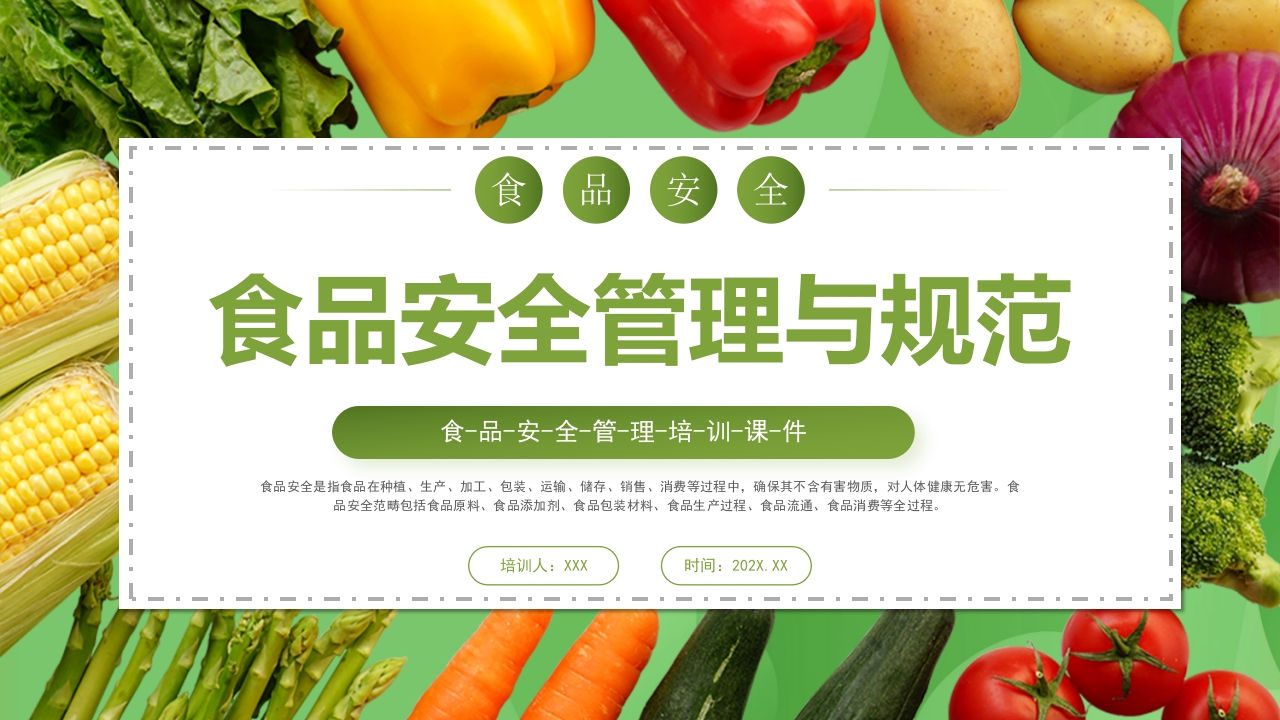 10011食品安全管理PPT课件1