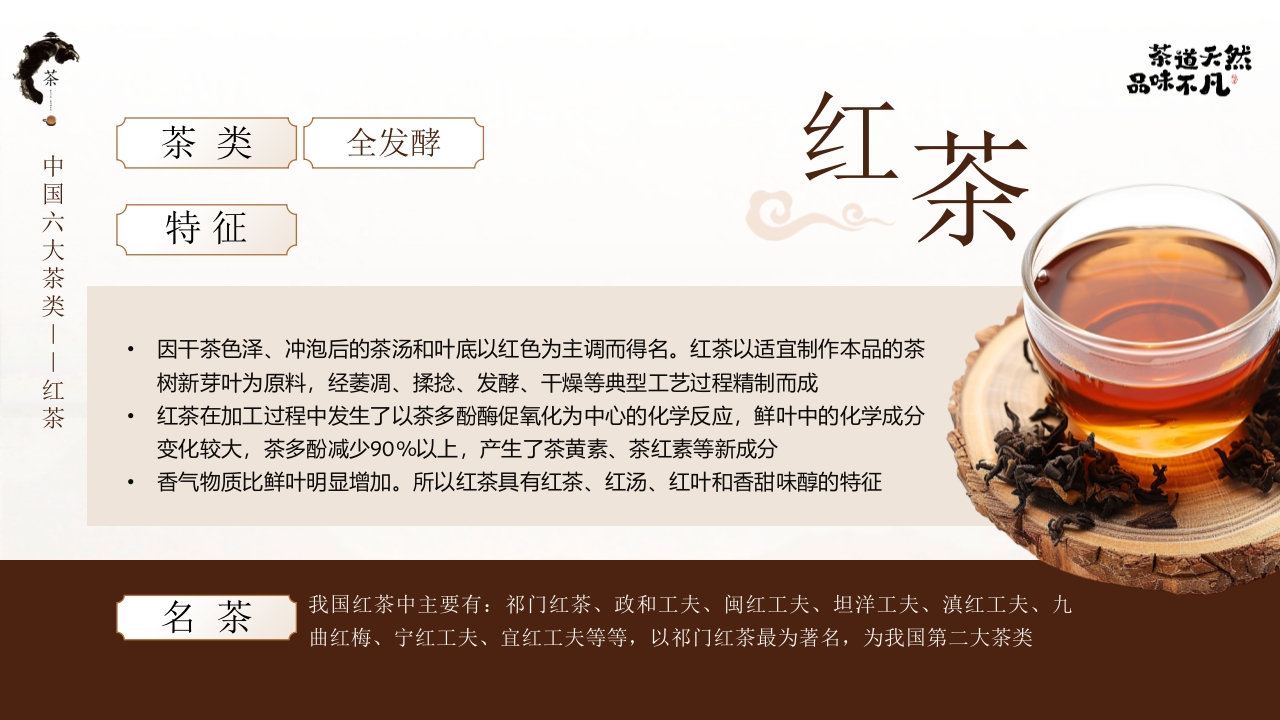 “茶道天然品味不凡”茶文化介绍PPT课件4