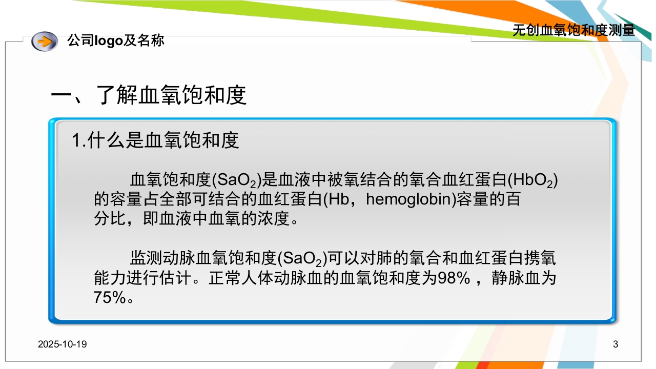 无创血氧饱和度测量ppt课件3