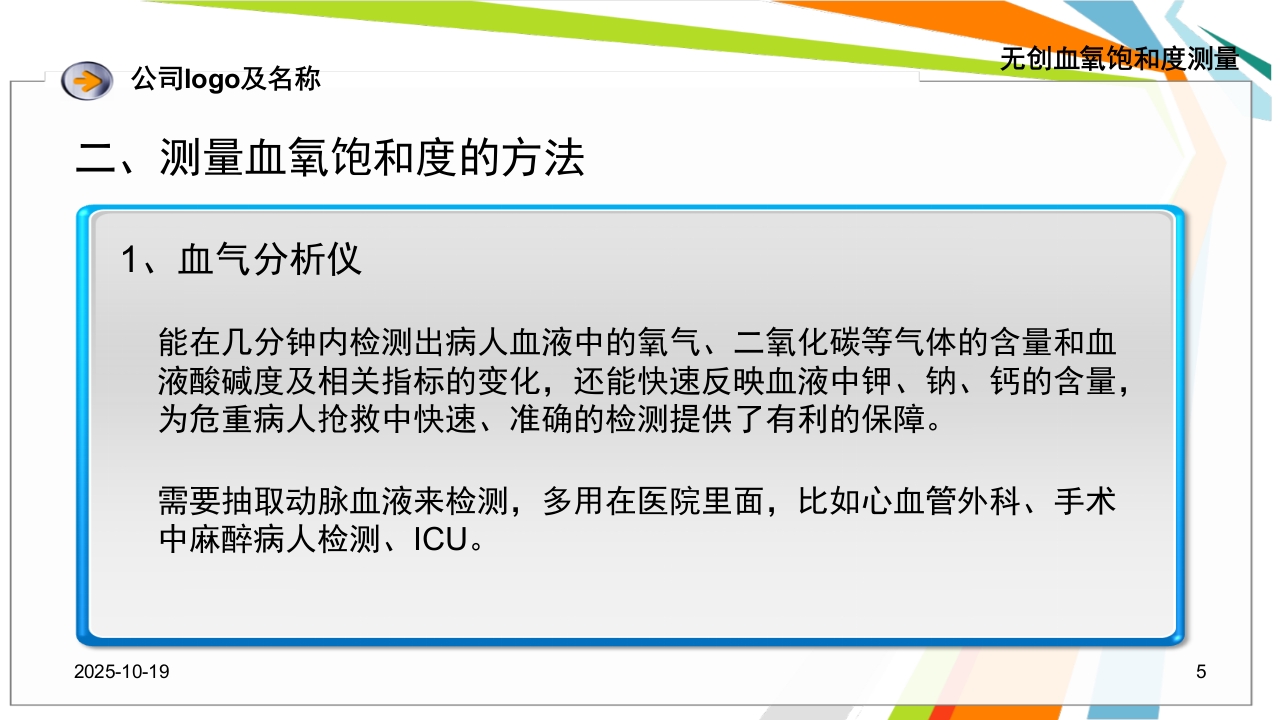 无创血氧饱和度测量ppt课件5