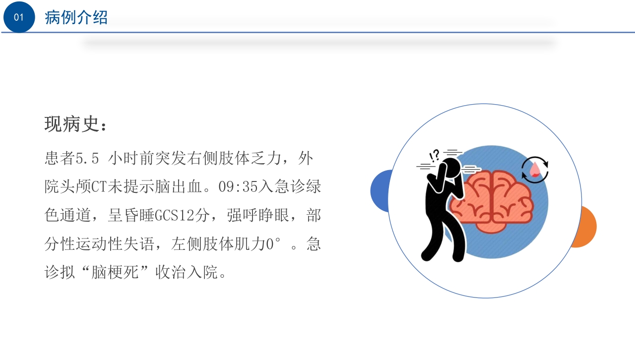 一例急性脑梗死患者行动脉支架取栓的术后护理PPT课件5