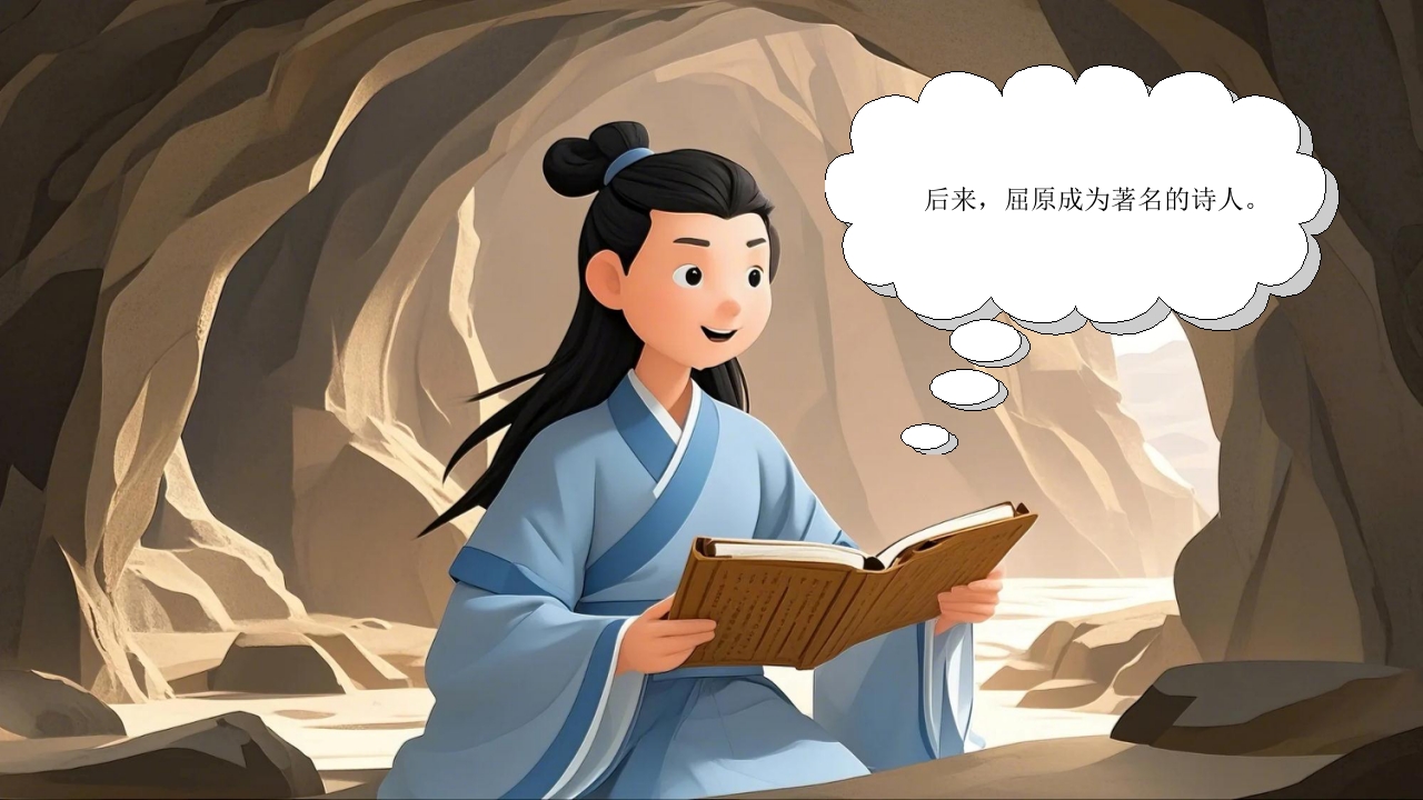 《屈原和端午》儿童绘本故事PPT课件4