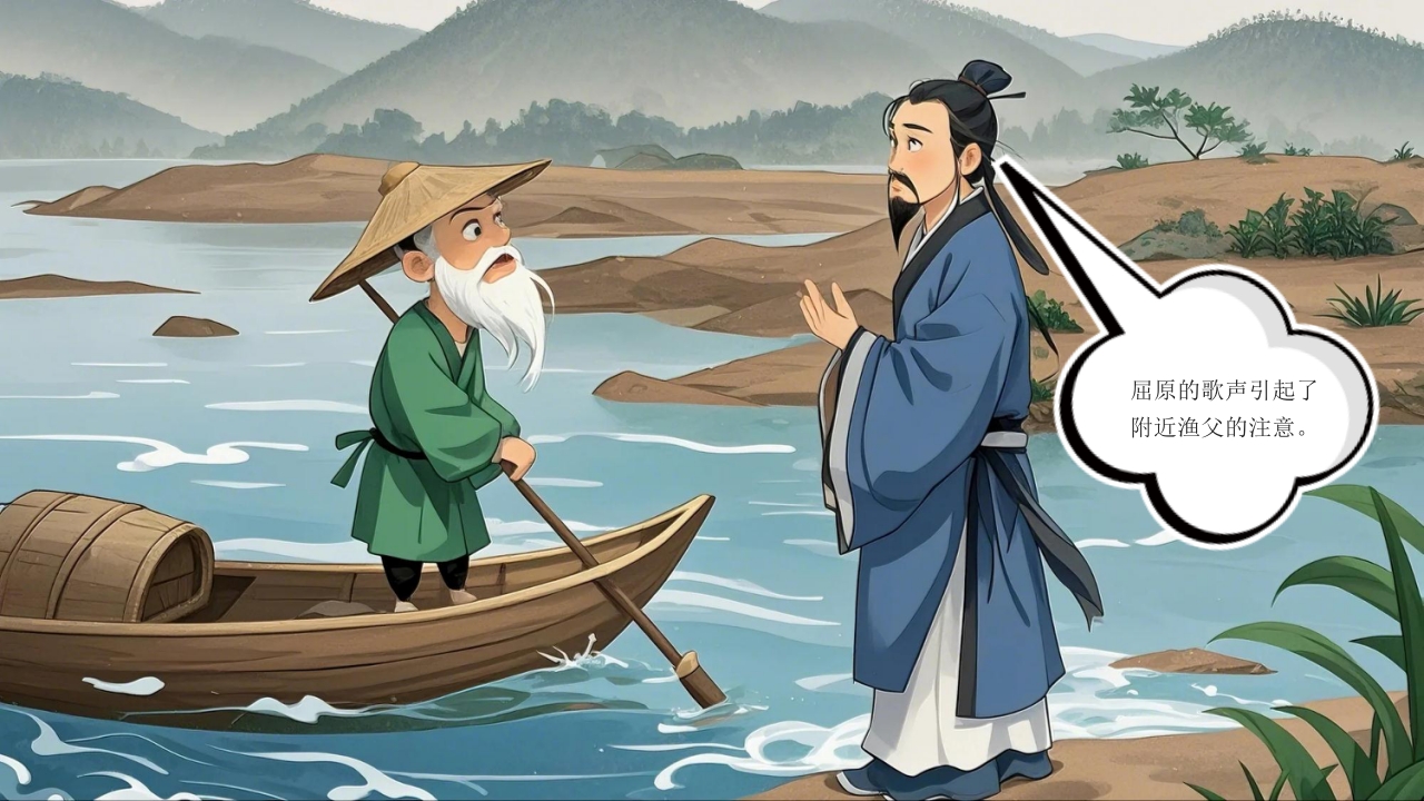 《屈原和端午》儿童绘本故事PPT课件6