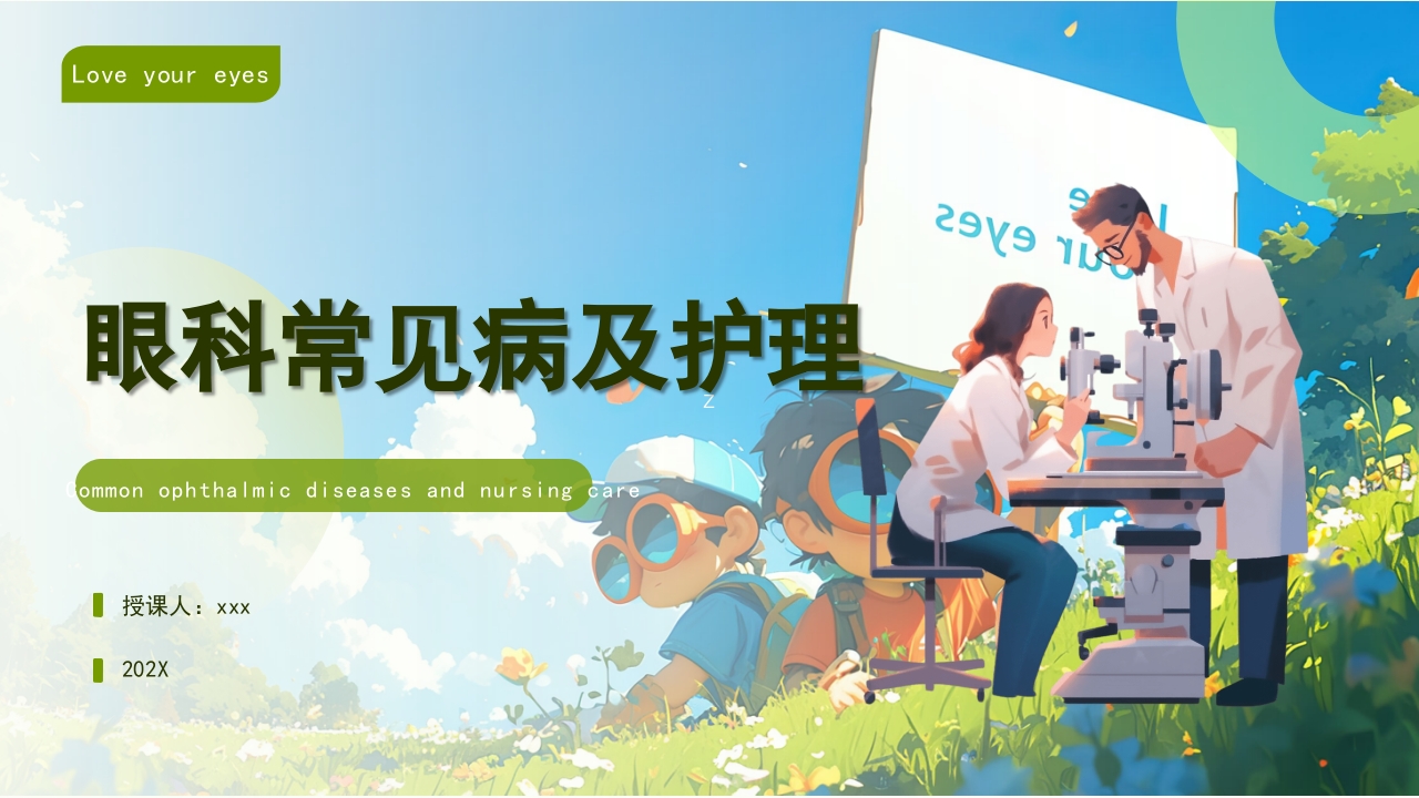 眼科常见病及护理PPT课件1