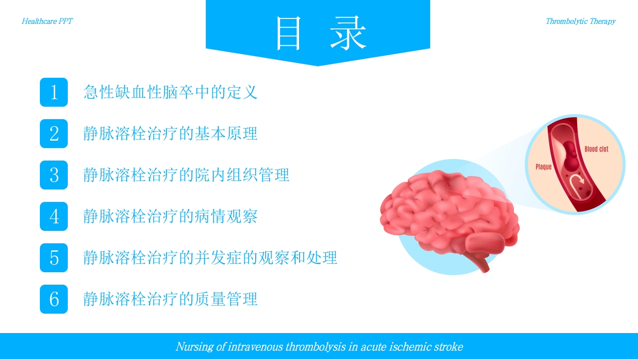 急性缺血性脑卒中静脉溶栓护理疾病护理护理查房PPT课件-压缩2