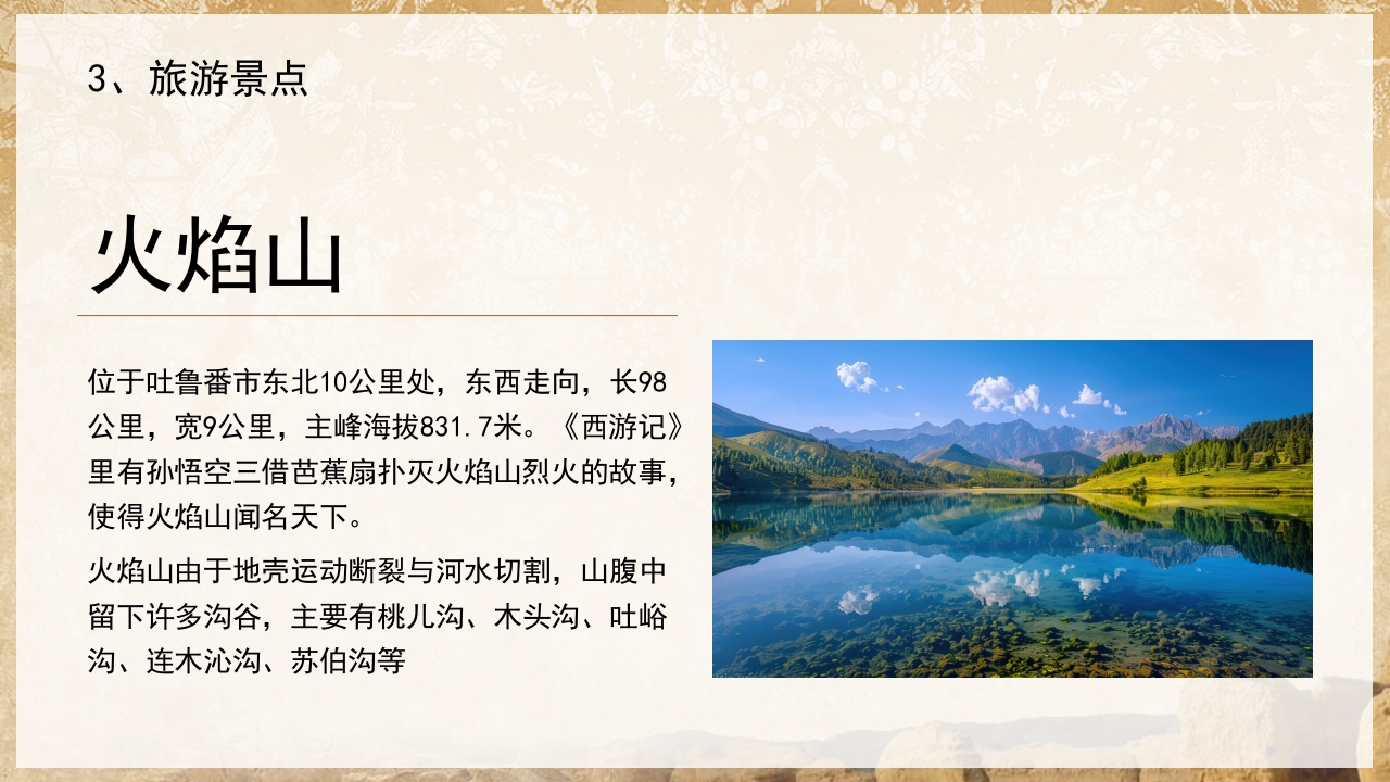 吐鲁番城市介绍PPT课件10