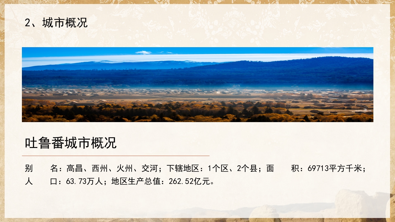 吐鲁番城市介绍PPT课件7