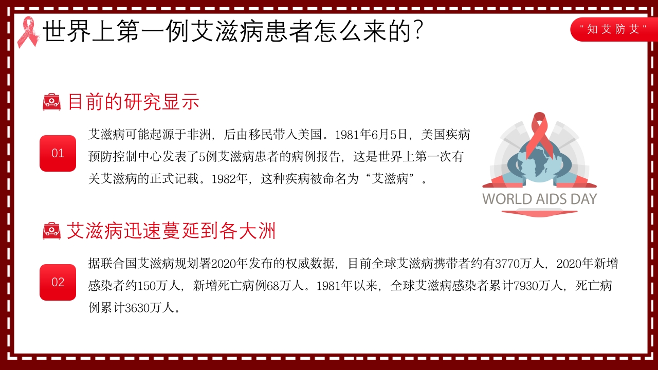 艾滋病日艾滋病知识科普PPT课件7