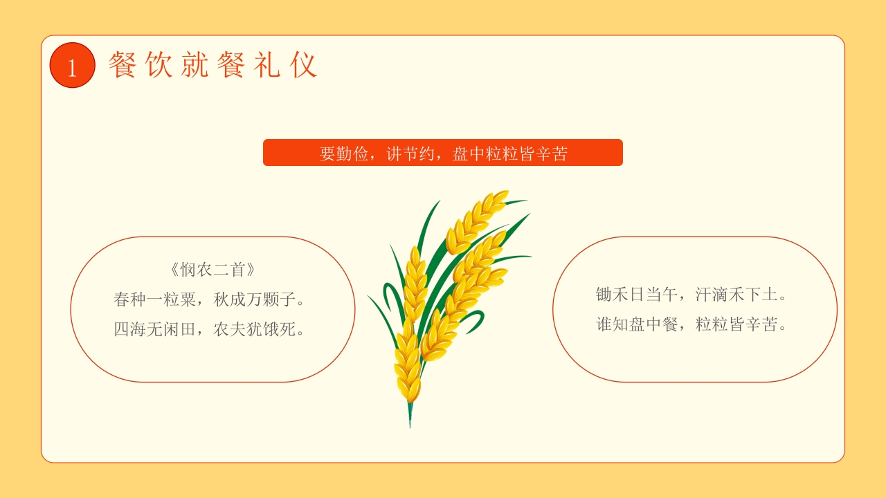 小学生餐桌礼仪主题班会PPT课件7