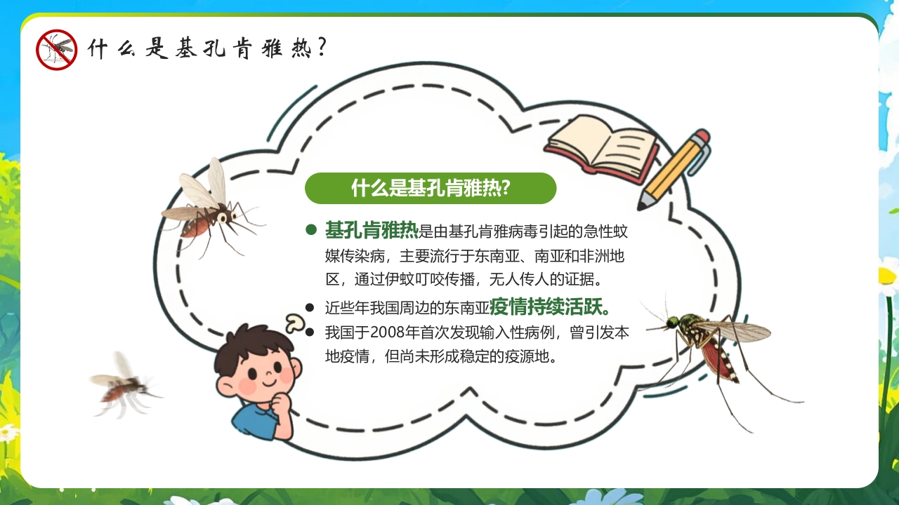 新插画风基孔肯雅热防控指南医学培训PPT课件4