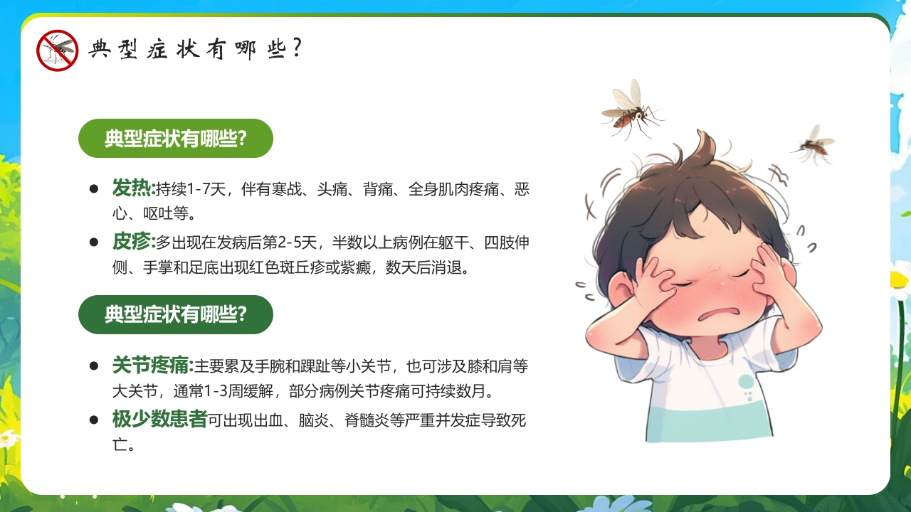 新插画风基孔肯雅热防控指南医学培训PPT课件6