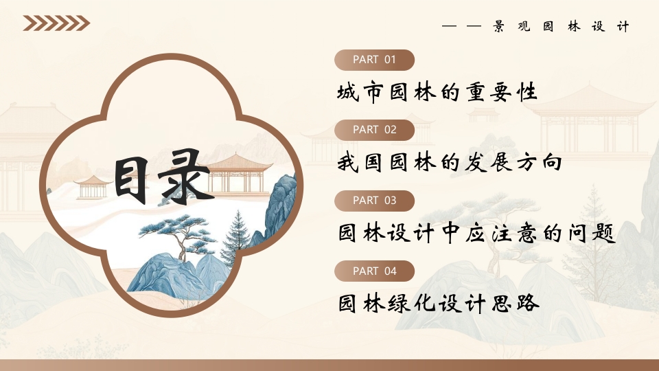 中国风景观园林设计PPT课件2