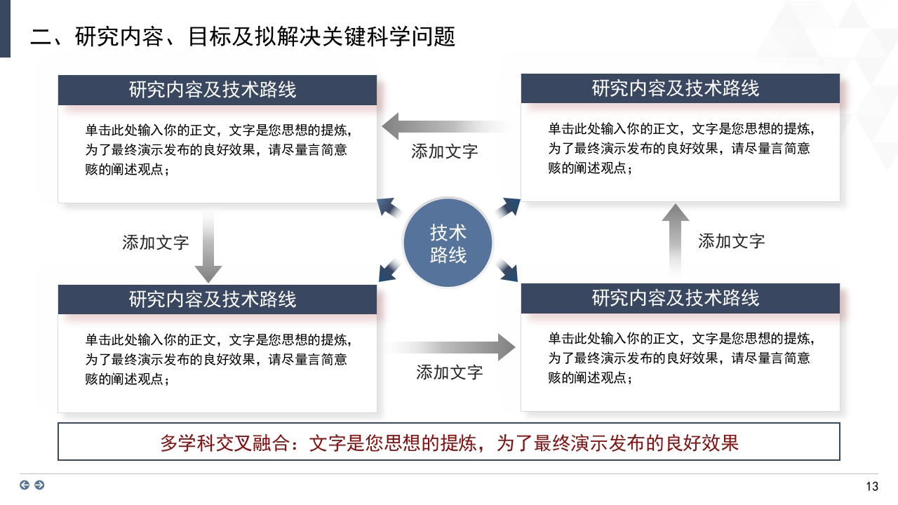 深蓝金背景·国家自然科学基金科研申请汇报答辩PPT模板.pptx13