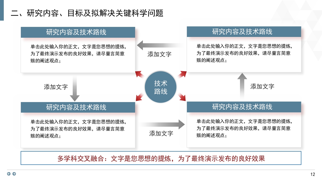 蓝粉背景·国家自然科学基金科研申请汇报答辩PPT模板12