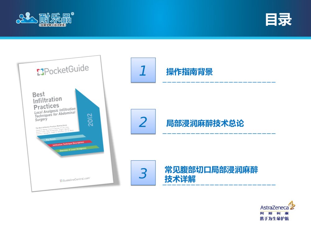 局部浸润麻醉技术操作指南腹部手术术后疼痛管理ppt课件2