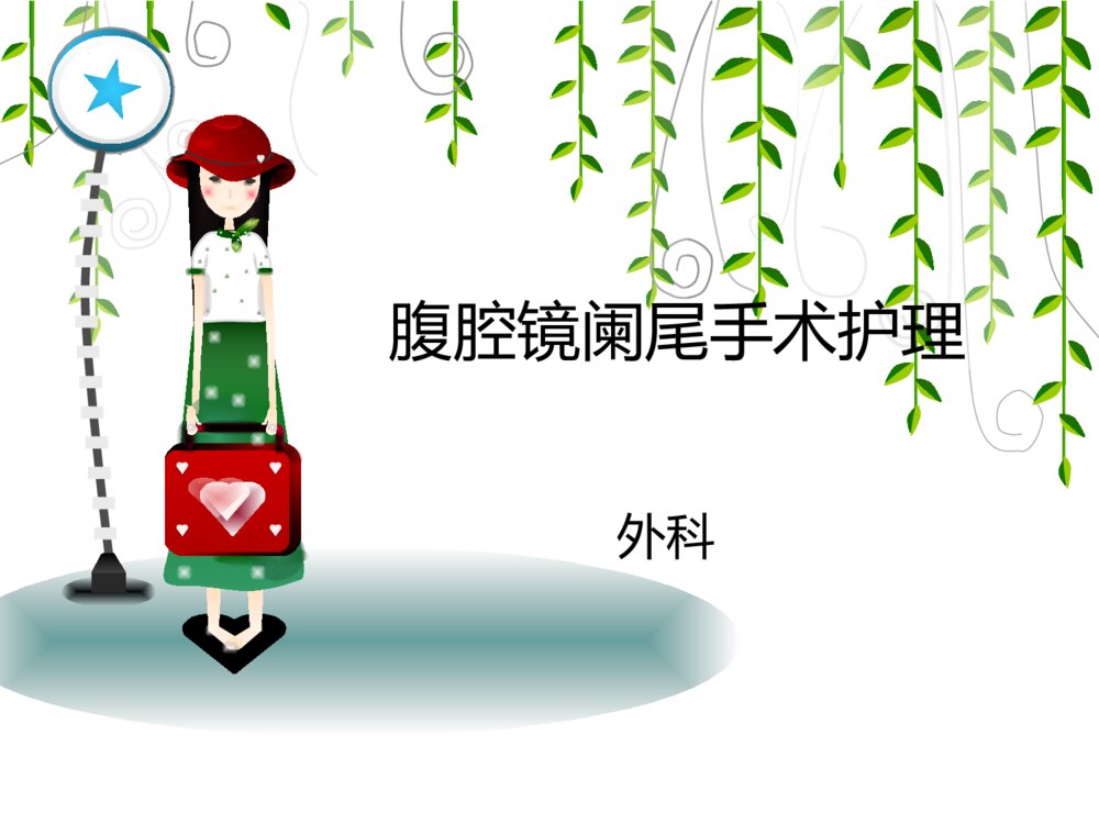 腹腔镜阑尾手术护理查房ppt课件1