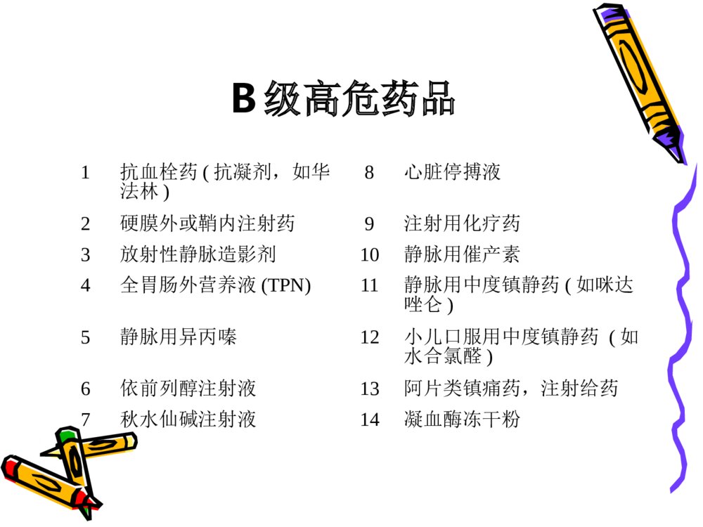 高危药品及病区存储药品管理ppt课件下载7