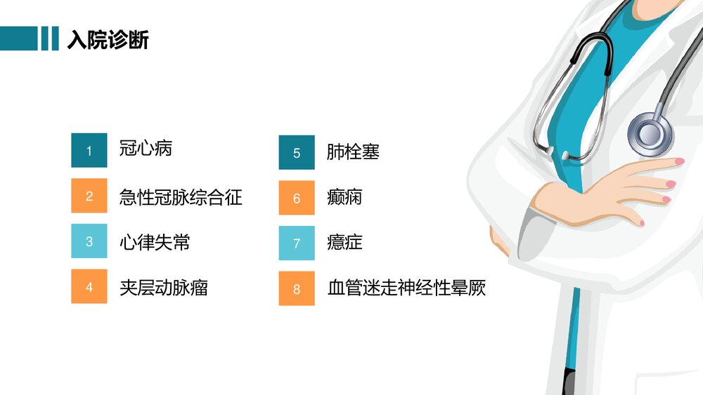 医疗病例汇报医疗护理分析报告PPT模板6