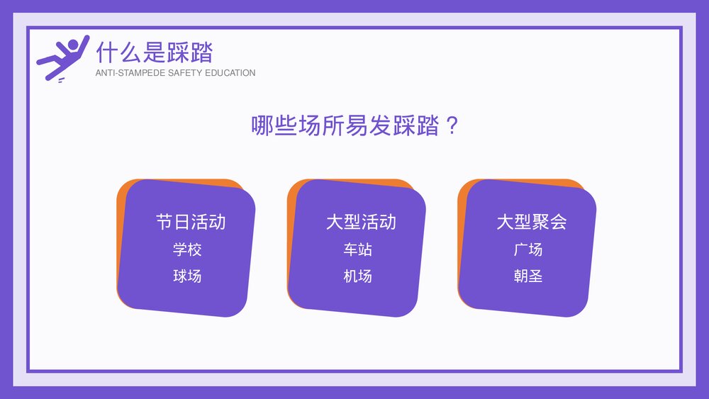 校园防踩踏安全教育知识教育宣传PPT课件(带内容)8