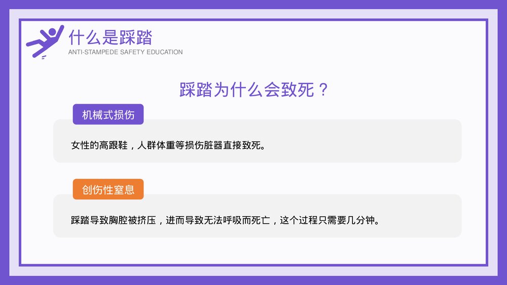 校园防踩踏安全教育知识教育宣传PPT课件(带内容)10
