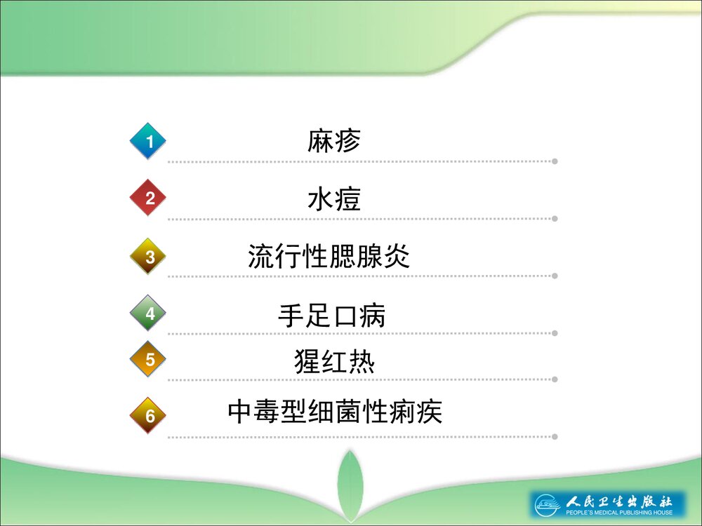 第十六章传染病患儿的护理教学PPT课件3