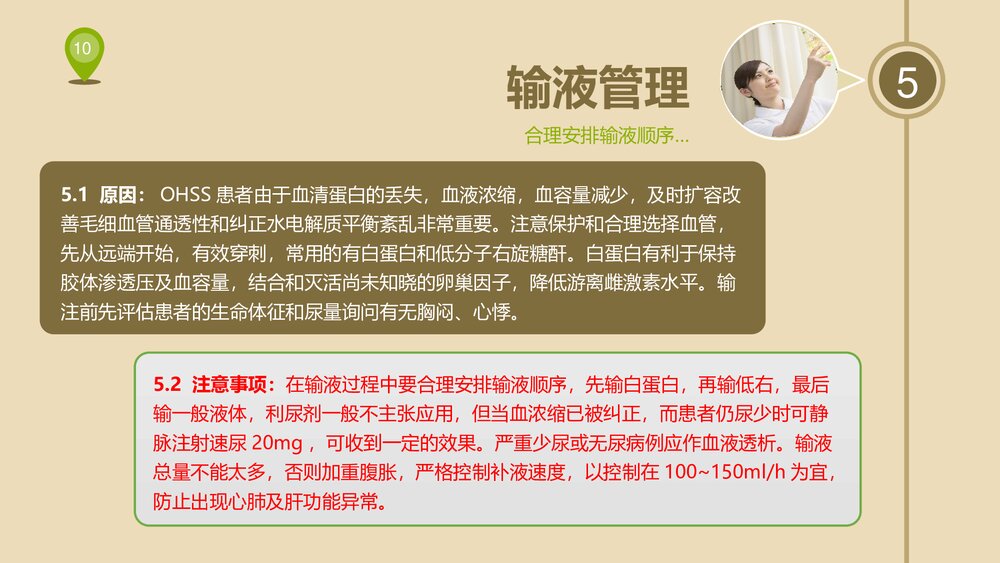 IVF-ET术后并发卵巢过度刺激综合征并伴妊娠的观察和护理PPT课件10