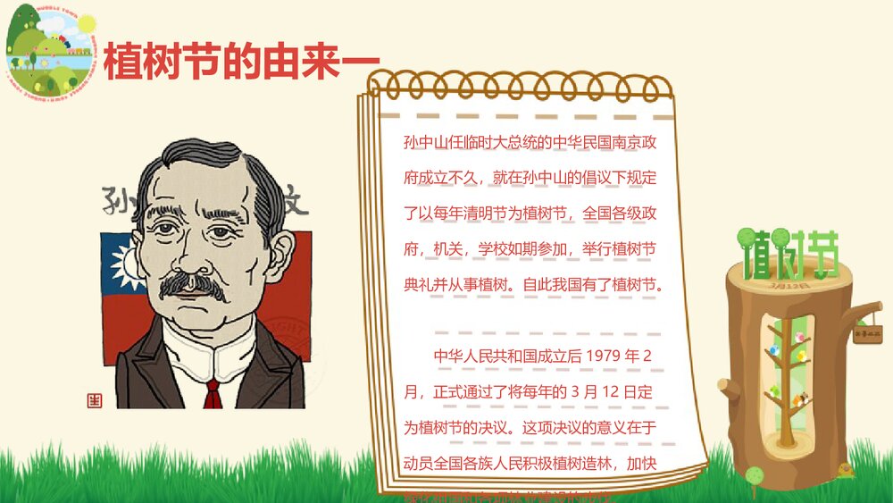 《多一片绿叶 多一份温馨》PPT班会课件植树节主题6