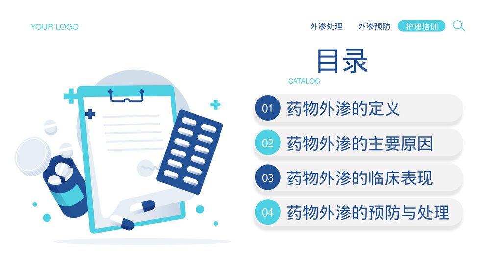 药物外渗的预防与处理教育培训PPT课件(电子版·带内容)2