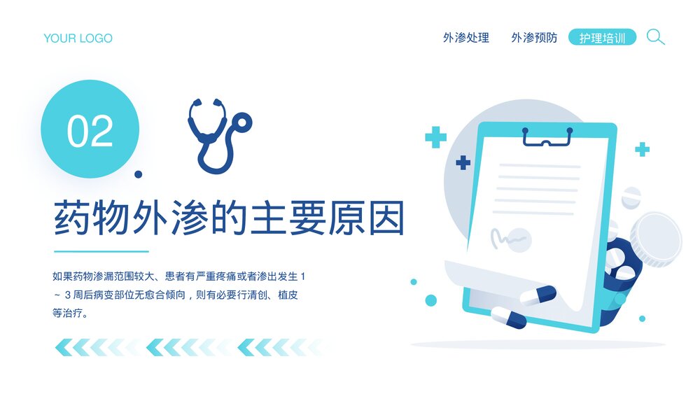 药物外渗的预防与处理教育培训PPT课件(电子版·带内容)5