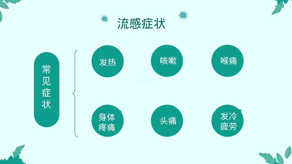 预防流感甲流主题宣传教育PPT课件(带内容)8